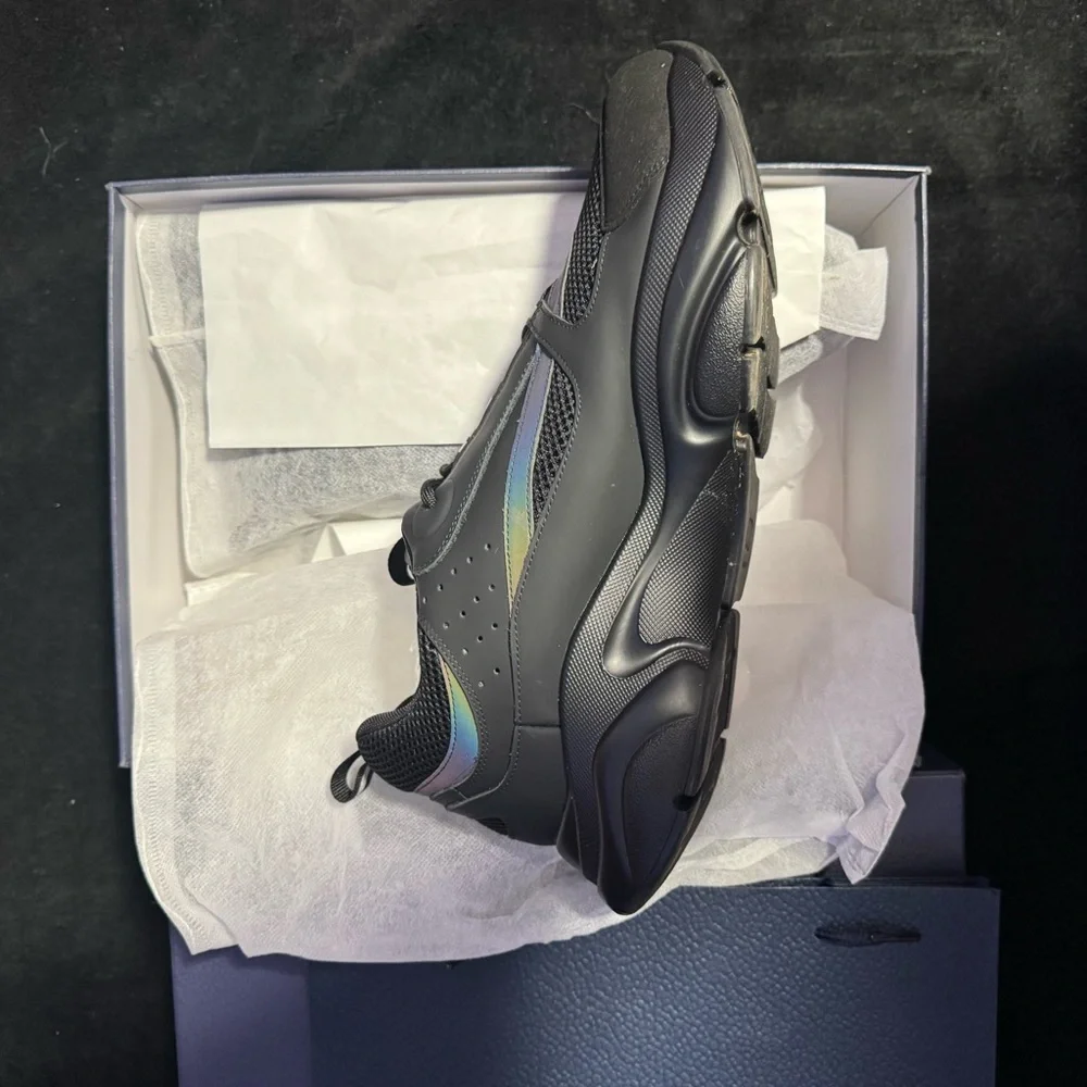 Black Dior B22 with purple/rainbow reflective Details - Picture 7 of 7